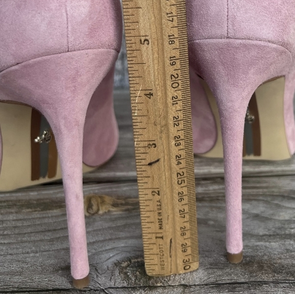 SAM EDELMAN DANNA, PINK SUEDE STILETTO HEELS. NIB! SIZE 8.5 - Picture 10 of 10